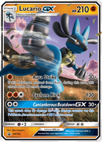 SM100 Lucario GX- Ultra Rare - Black Star Promo