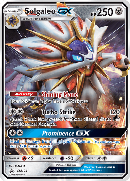 SM104 Solgaleo GX - Ultra Rare - Black Star Promo