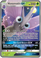 12/214 Venomoth GX - Ultra Rare - Unbroken Bonds (UNB)