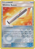 128/147 Wishful Baton - Uncommon Reverse Holo - Burning Shadows (BUS)