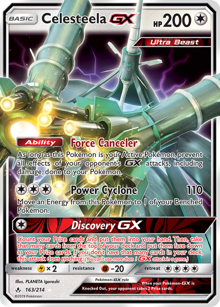 163/214 Celesteela GX - Ultra Rare - Unbroken Bonds (UNB)