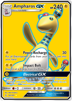 163/181 Ampharos GX - Full Art Ultra Rare - Team Up (TEU)