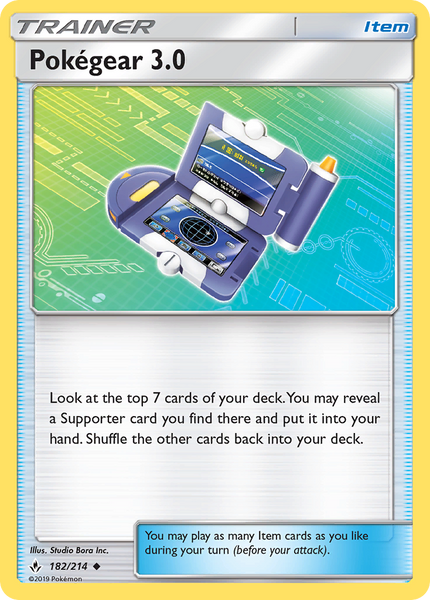 182/214 Pokegear - Uncommon - Unbroken Bonds (UNB)