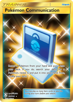 196/181 Pokemon Communication - Secret Rare - Team Up (TEU)