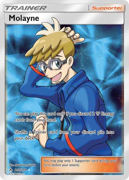 212/214 Molayne - Full Art Ultra Rare - Unbroken Bonds (UNB)