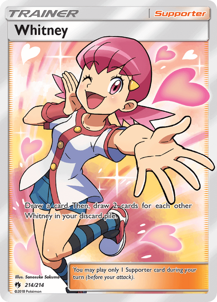 214/214 Whitney - Full Art Ultra Rare - Lost Thunder (LOT)