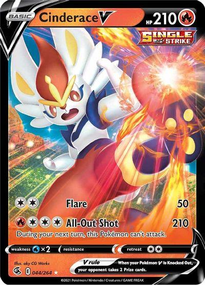 44/264 - Cinderace V -  Ultra Rare