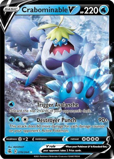76/264 - Crabominable V - Ultra Rare