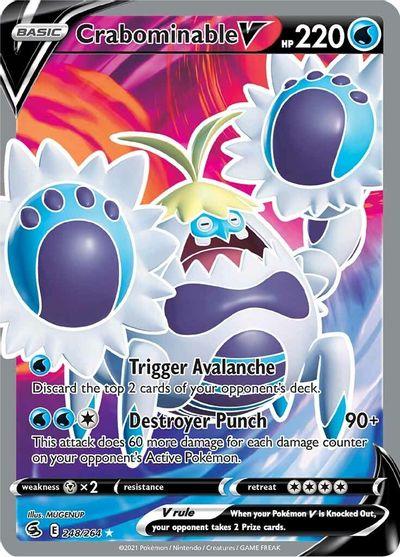 248/264 - Crabominable V - Full Art Ultra Rare