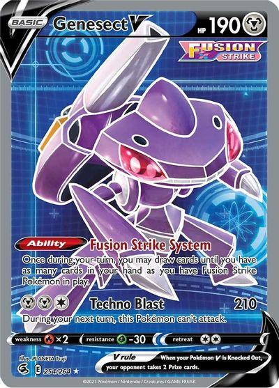 254/264 - Genesect V - Full Art Ultra Rare