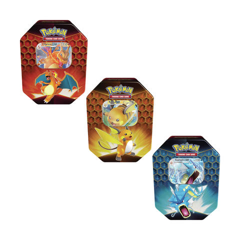 Hidden Fates Tins - Random Choice (Charizard, Gyarados or Raichu)