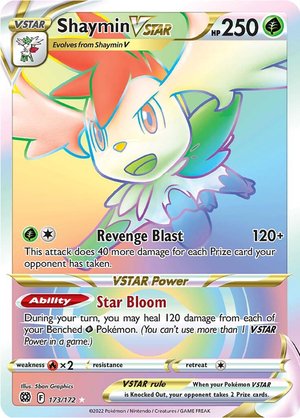 173/172 - Shaymin VSTAR - Hyper Rare - Brilliant Stars (BRS) – Card Pro CTG