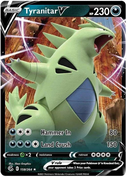 158/264 - Tyranitar V - Ultra Rare