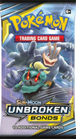 SM10 Unbroken Bonds - Booster Box (Factory Sealed) - Contains 36 Booster Packs