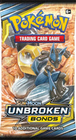 SM10 Unbroken Bonds - Booster Box (Factory Sealed) - Contains 36 Booster Packs