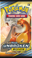 SM10 Unbroken Bonds - Booster Box (Factory Sealed) - Contains 36 Booster Packs