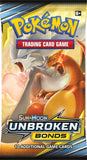 SM10 Unbroken Bonds - Booster Box (Factory Sealed) - Contains 36 Booster Packs