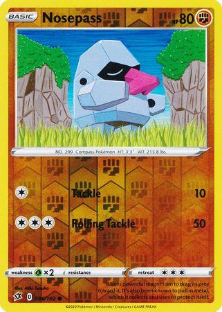 96/192 - Nosepass - Common Reverse Holo