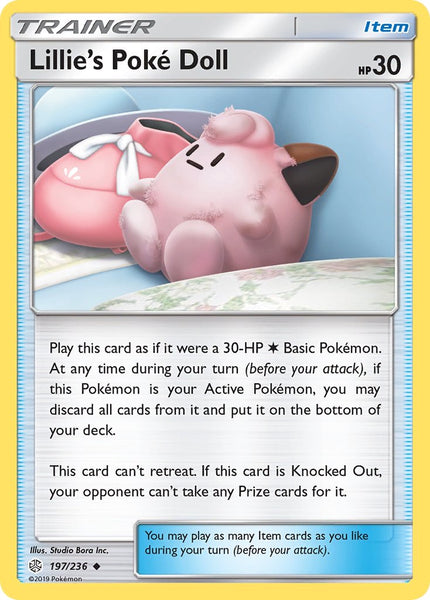 197/236 Lillie’s Poke Doll - Uncommon - Cosmic Eclipse (CEC)