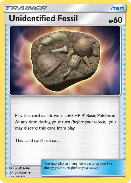 207/236 Unidentified Fossil - Uncommon - Cosmic Eclipse (CEC)