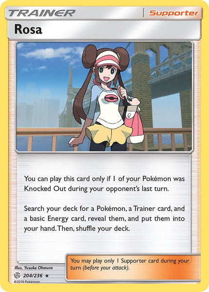 204/236 Rosa - Rare Holo - Cosmic Eclipse (CEC)