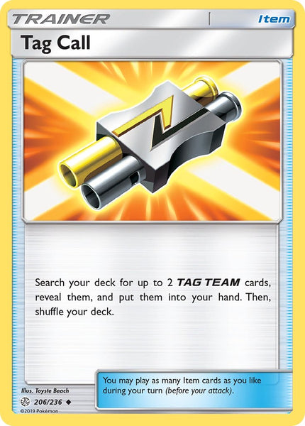 206/236 Tag Call - Uncommon - Cosmic Eclipse (CEC)